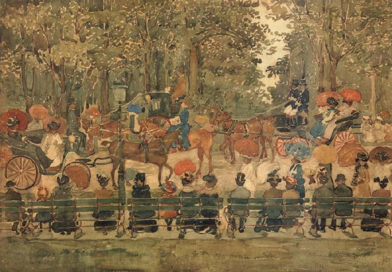 Maurice Prendergast Central Park France oil painting art